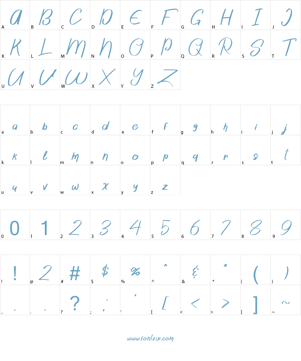Sattori Font Character